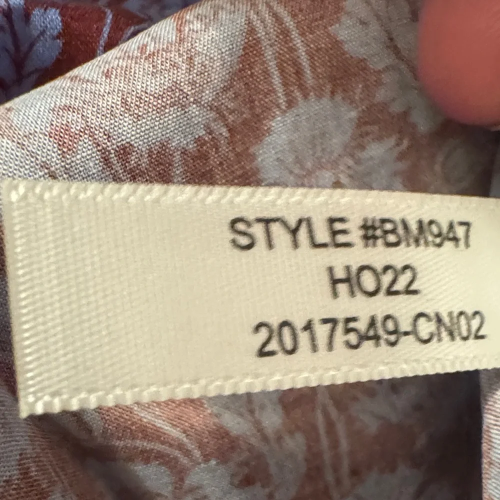 J. Crew Purple Floral Button-Down Blouse